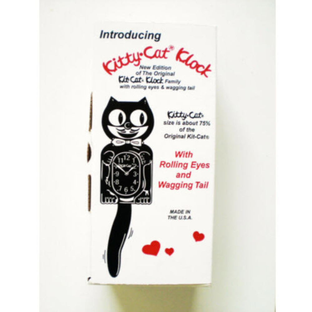 Urban Outfitters Classic black kitty-cat Clock - Picture 4 of 4